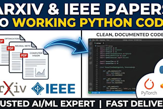 implement ai and machine learning research papers in python