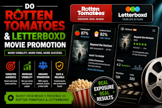 do rotten tomatoes, letterboxd movie promotion