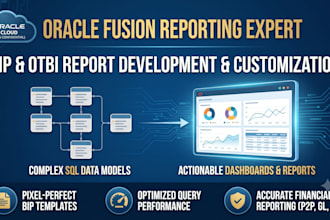 develop and customize oracle fusion bip and otbi reports