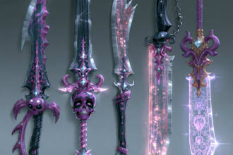design your awesome weapon concept art