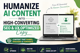 transform ai generated content into engaging SEO and UX optimized copy