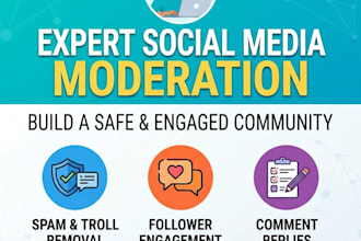 be your social media moderator and engagement assistant