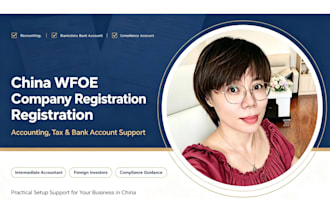 register your  china company and open a bank account