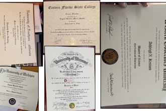 prepare diploma certificate college transcript high school degree certificate