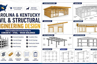 do carolina kentucky civil structural design of concrete steel, wood buildings