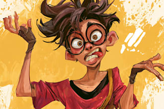 draw cartoon illustrations for you