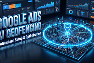 set up hyper local google ads geofencing using ai