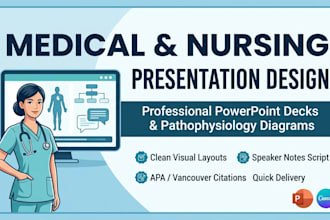 design professional medical powerpoint presentations and infographics