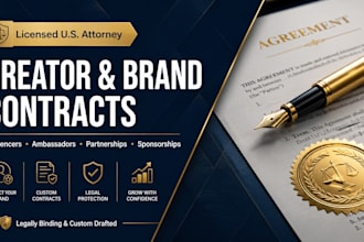 write a premium influencer sponsorship agreement and contract