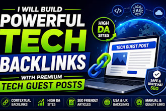 build powerful tech backlinks with premium tech guest posts