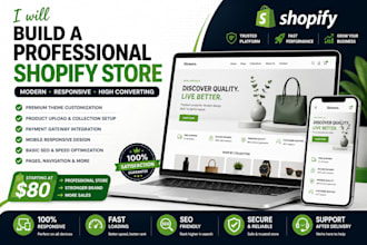build professional shopify store