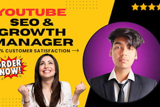 be your youtube channel manager for fast growth