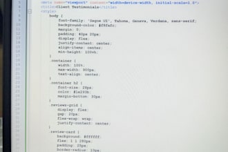 fix HTML CSS bugs and customize your website