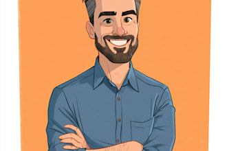 draw custom cartoon portrait, caricature or avatar