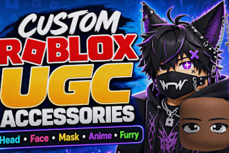 create roblox ugc head, roblox face, roblox mask, avatar accessories