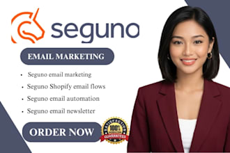 setup seguno email marketing email automation shopify email flows