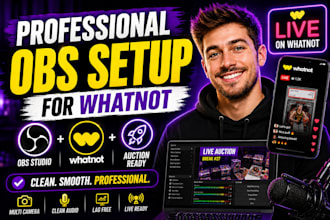setup obs studio for whatnot vertical streams, auctions and sport card breaks