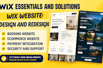 wix website redesign, redesign wix website, wix design and wix website redesign