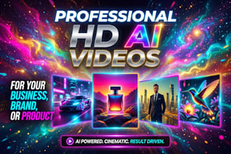 high quality ai videos and commercials for your business