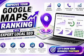 improve your google maps ranking with expert local SEO
