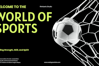 design sports athlete startup pitch deck fitness app gym business investor deck