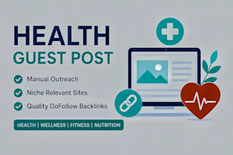 do health guest posting through manual outreach