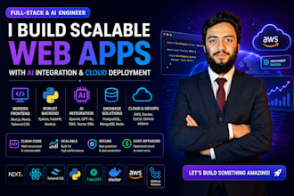full stack web app with ai integration and cloud deployment
