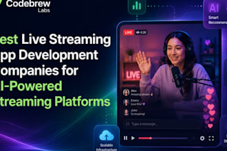build ai powered realtime ott live streaming saas b2b platforms creator app, rtc