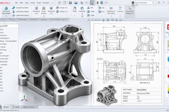 create manufacture ready cad models technical drawings and step files solidworks