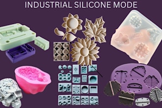 design silicone mold injection mold resin mold 3d cad model print ready stl