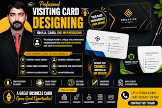 design professional business card and brand identity