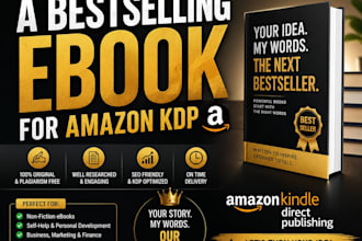 ghostwrite a bestselling ebook for amazon KDP
