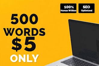 seo blog post and 1000 word article writer