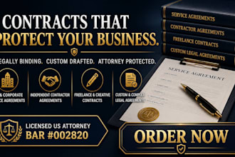 write an airtight independent contractor and client service agreement