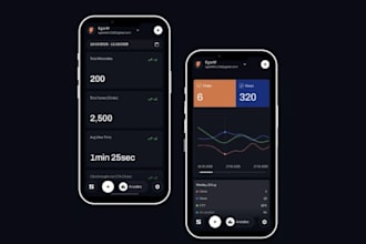 develop flutter mobile app for saas startup with CRM dashboard