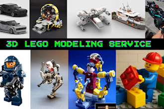 do , 3d lego car, bike, house, ship, moc, lego