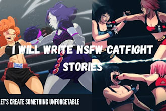write nsfw catfight and women wrestling erotic stories