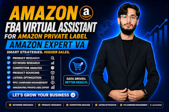 be your amazon private label virtual assistant, PPC manager
