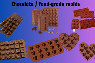 design chocolate mold food grade silicone baking mold cookie cutter print ready