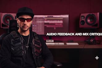provide professional audio feedback on your track