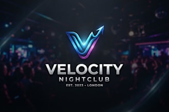 design a modern nightclub logo for your brand