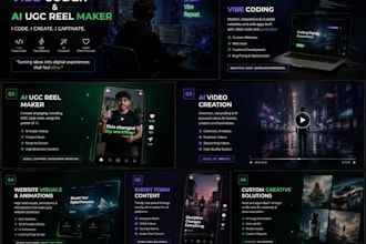 make website using ai toot also help in making ai ugc reels