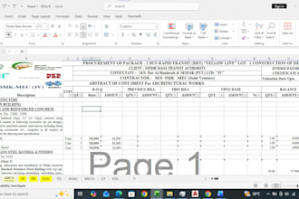 do construction quantity takeoff and boq preparation