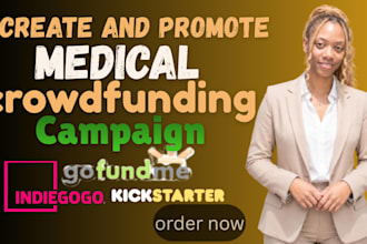 create and promote your medical gofundme campaign to real donors on social media