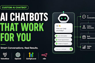 build ai chatbot with voiceflow openai gohighlevel n8n