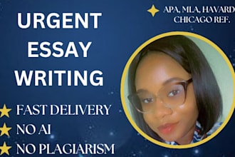do urgent essay writing as an essay writer expert