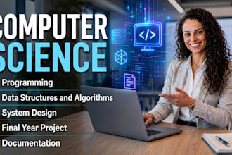 be your computer science tutor for coding system design and final year project