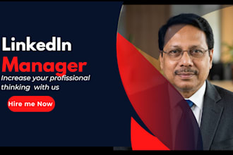 be your linkedin manager and provide SEO and management service