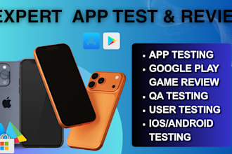 test review app play store website review qa testing ios android