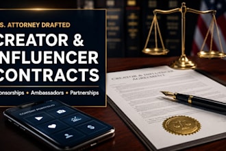 write a bespoke corporate sponsorship agreement as a US attorney